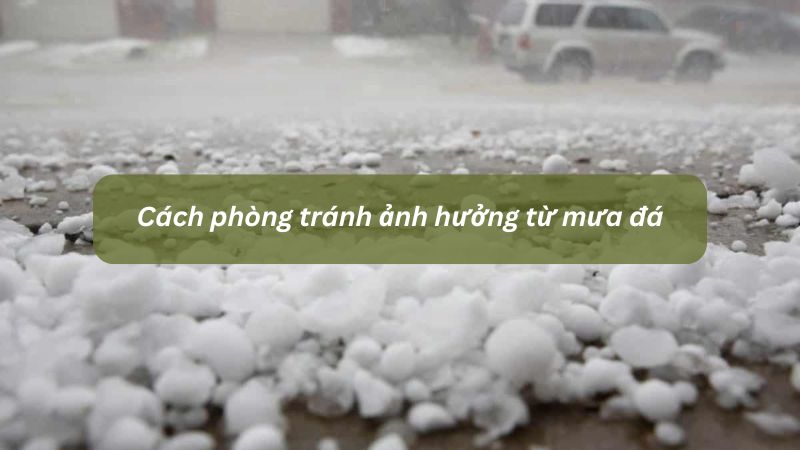 Cách phòng tránh mưa đá