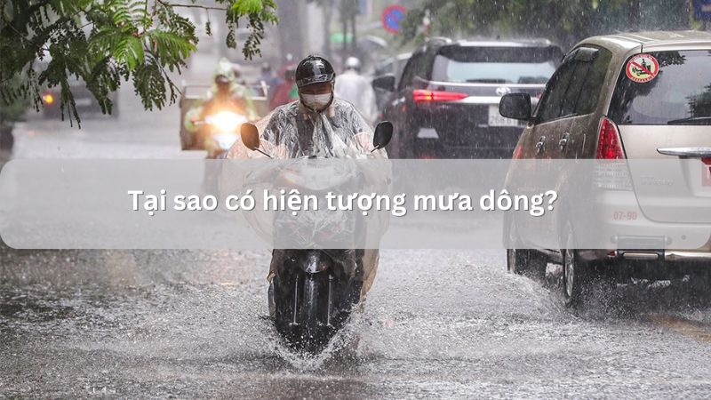 Tại sao có mưa giông